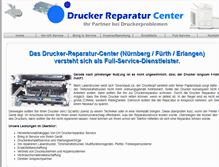 Tablet Screenshot of drucker-reparatur-center.de